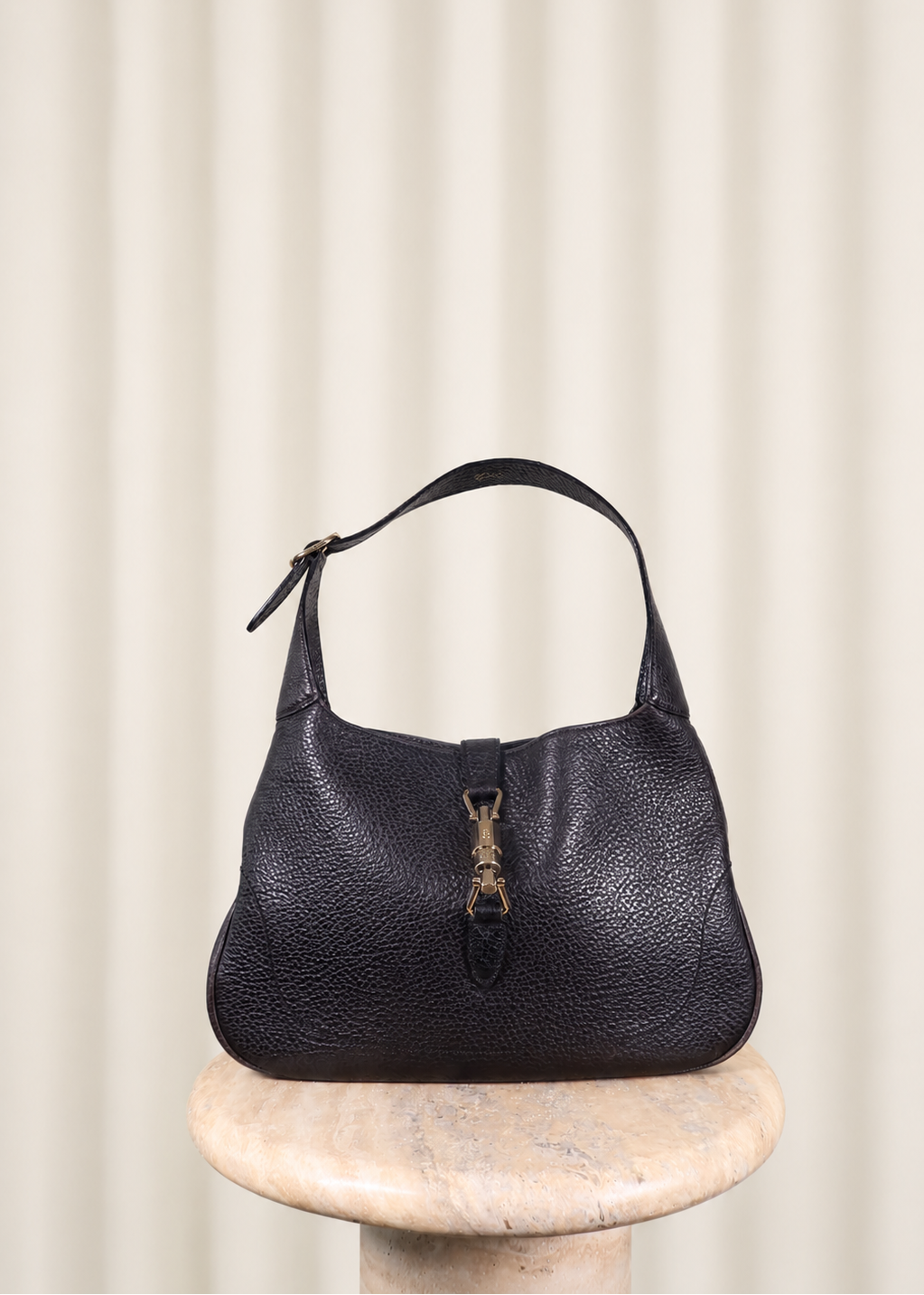 Gucci Jackie Black Leather
