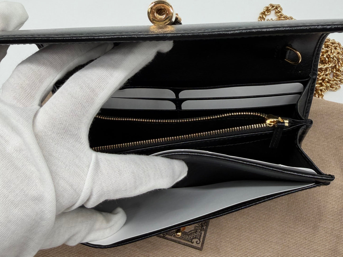 Gucci Calfskin Jackie 1961 Wallet on Chain