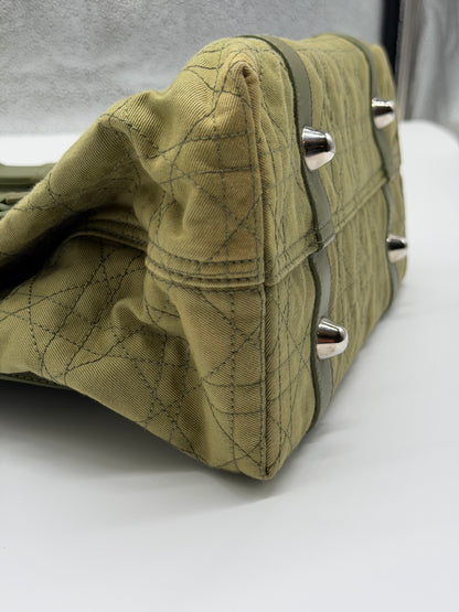 Dior Canvas Tote: John Galliano Era