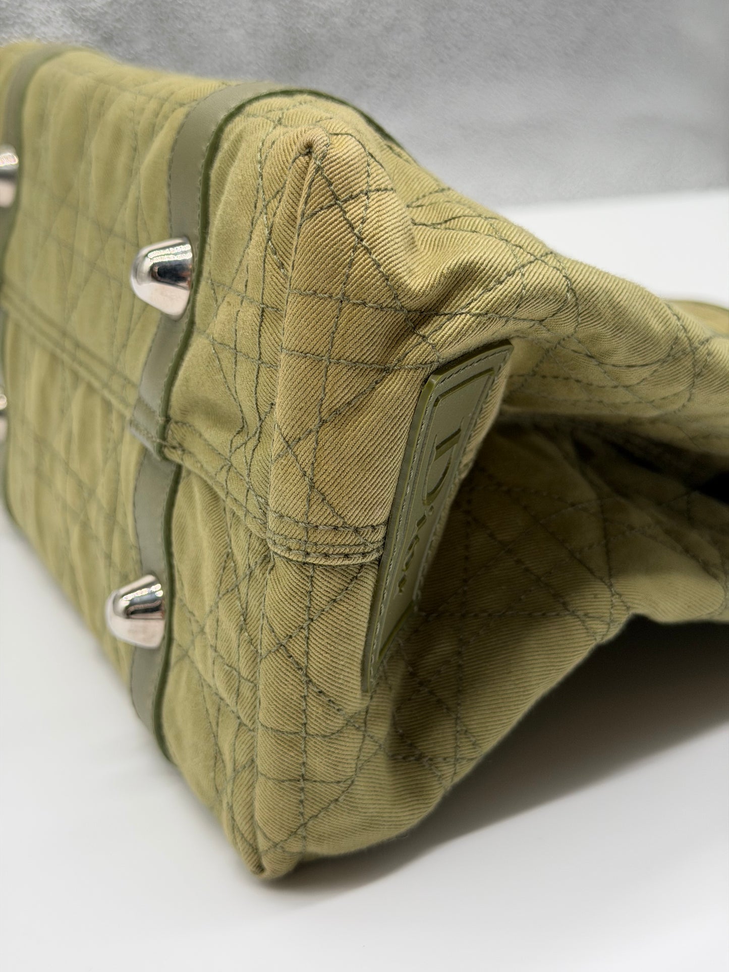 Dior Canvas Tote: John Galliano Era