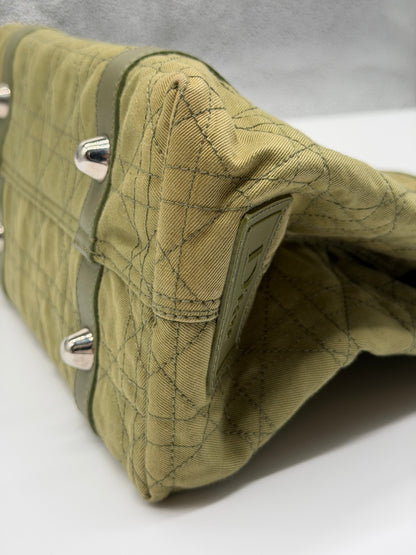 Dior Canvas Tote: John Galliano Era