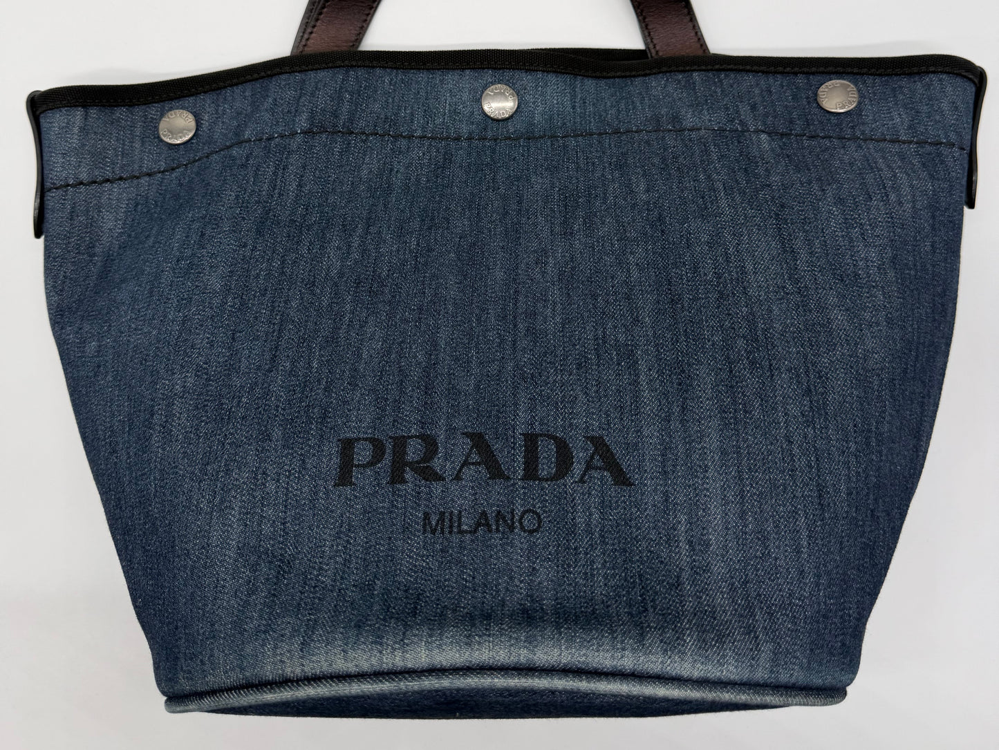 Prada Denim Tote Bag