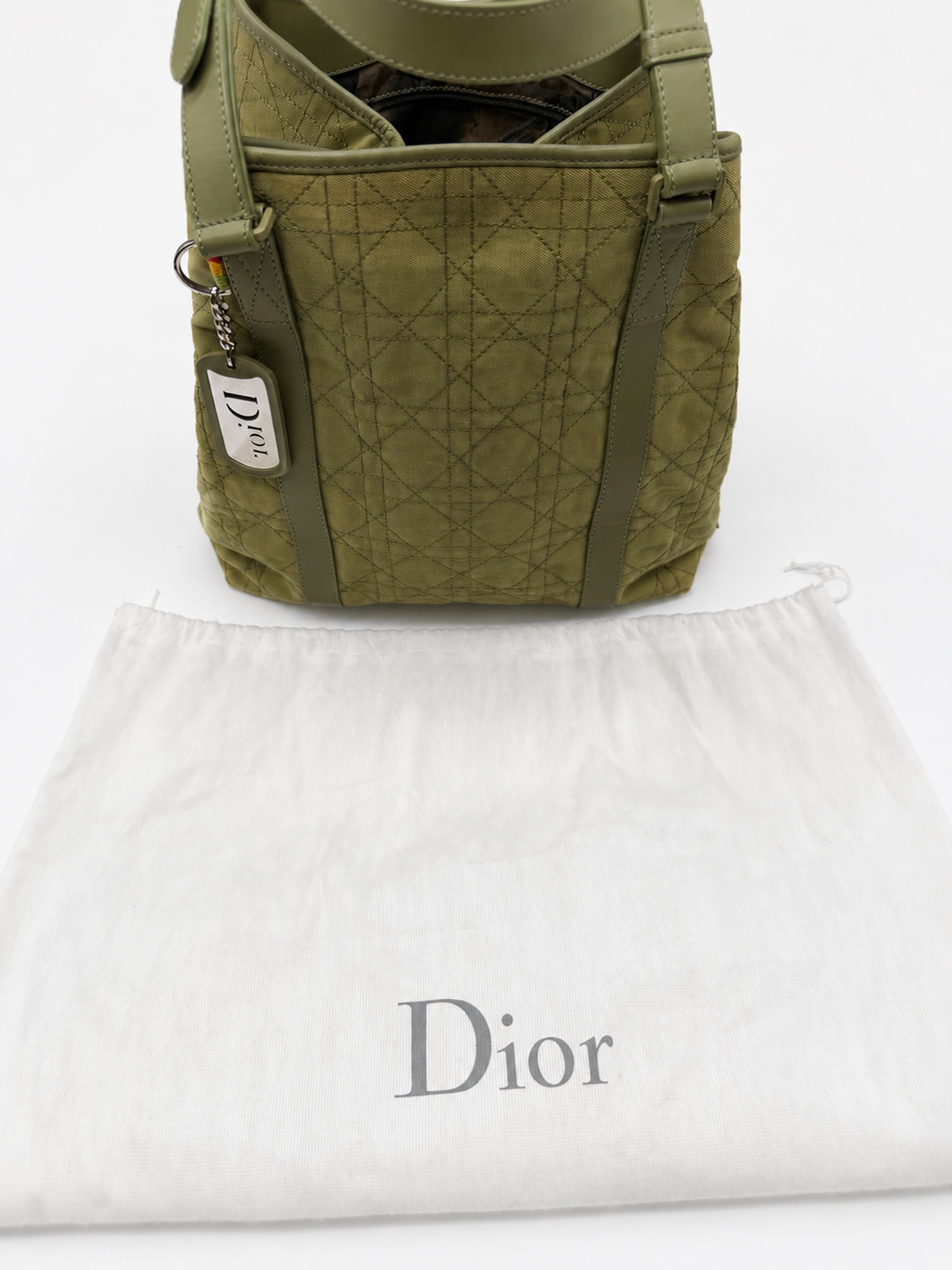 Dior Canvas Tote: John Galliano Era