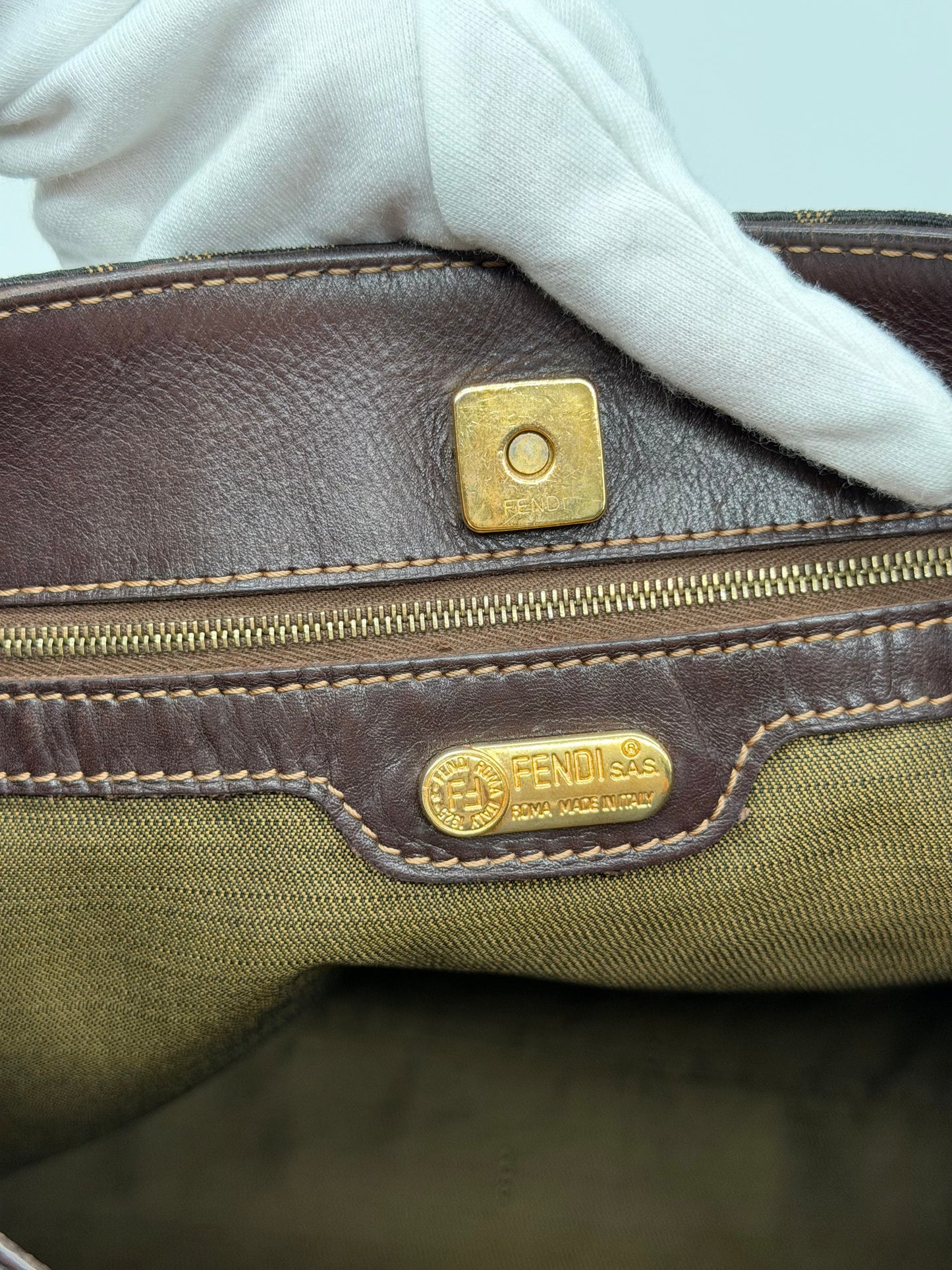 Vintage Fendi Zucca Tote