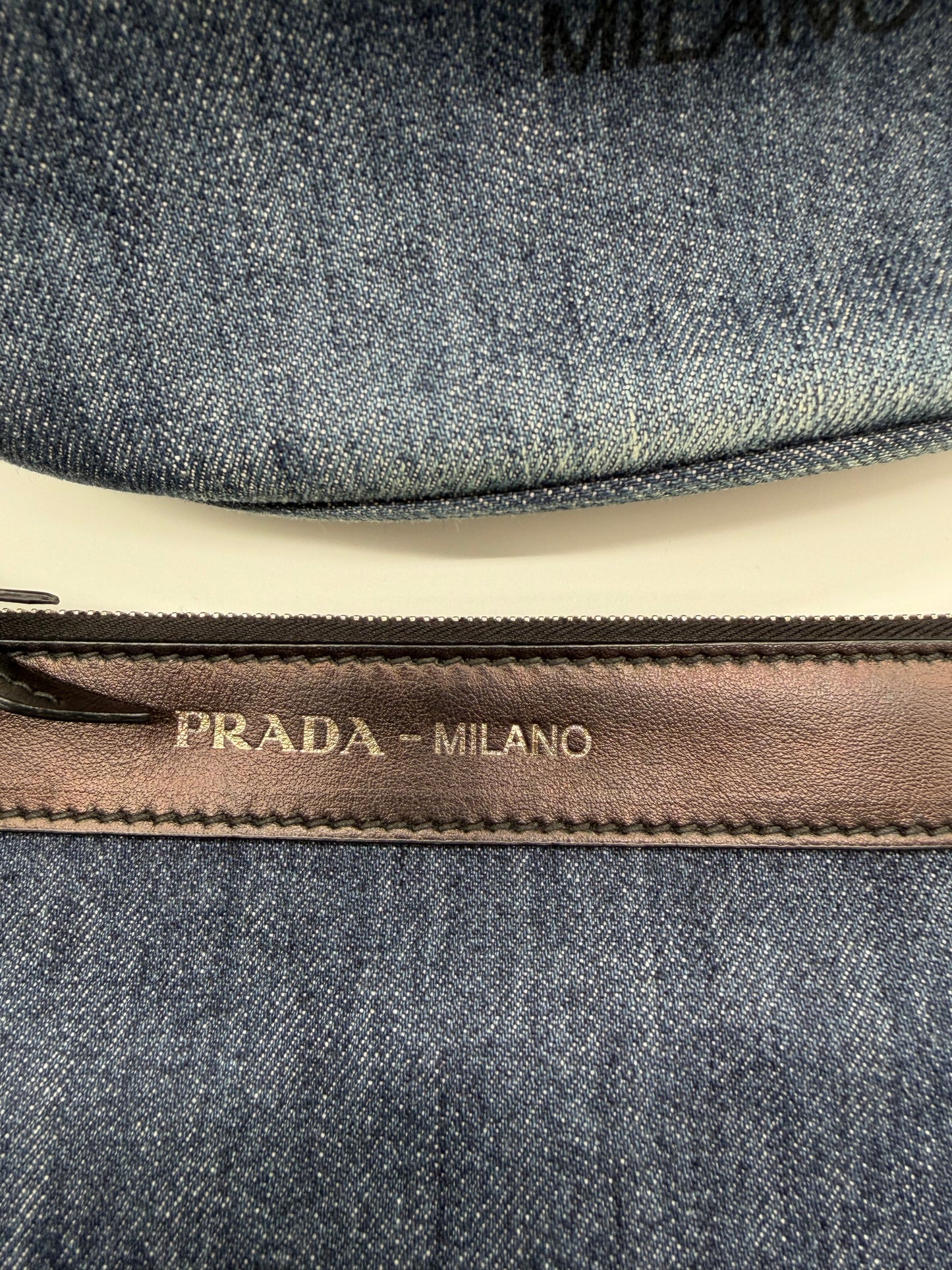 Prada Denim Tote Bag