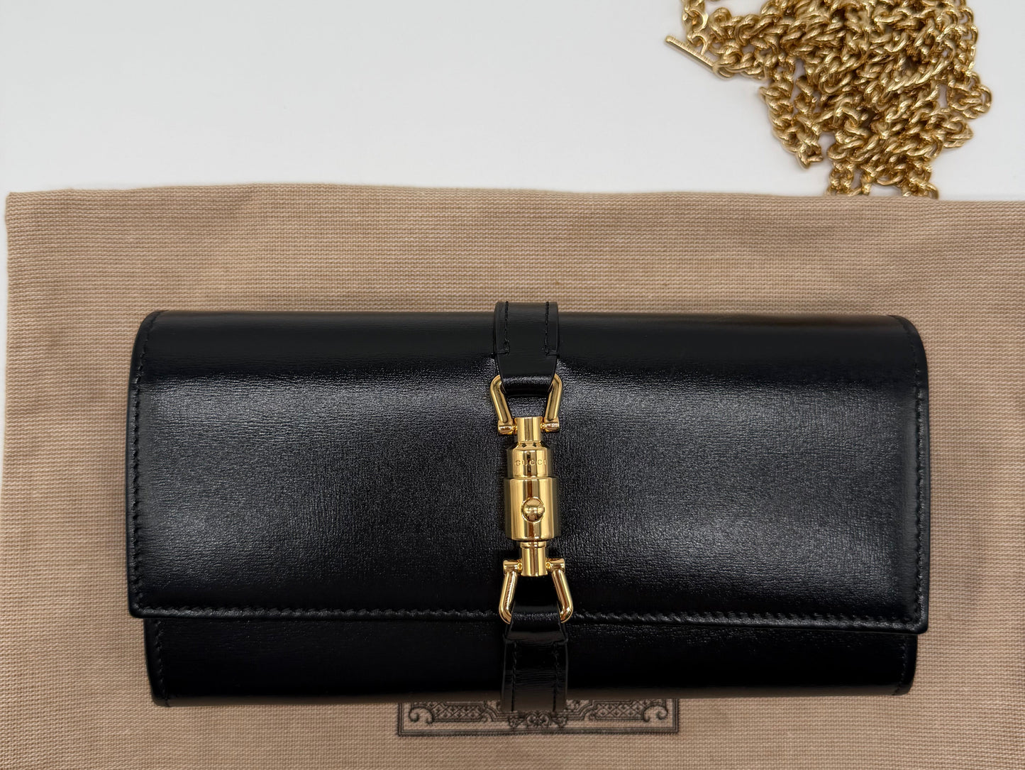 Gucci Calfskin Jackie 1961 Wallet on Chain