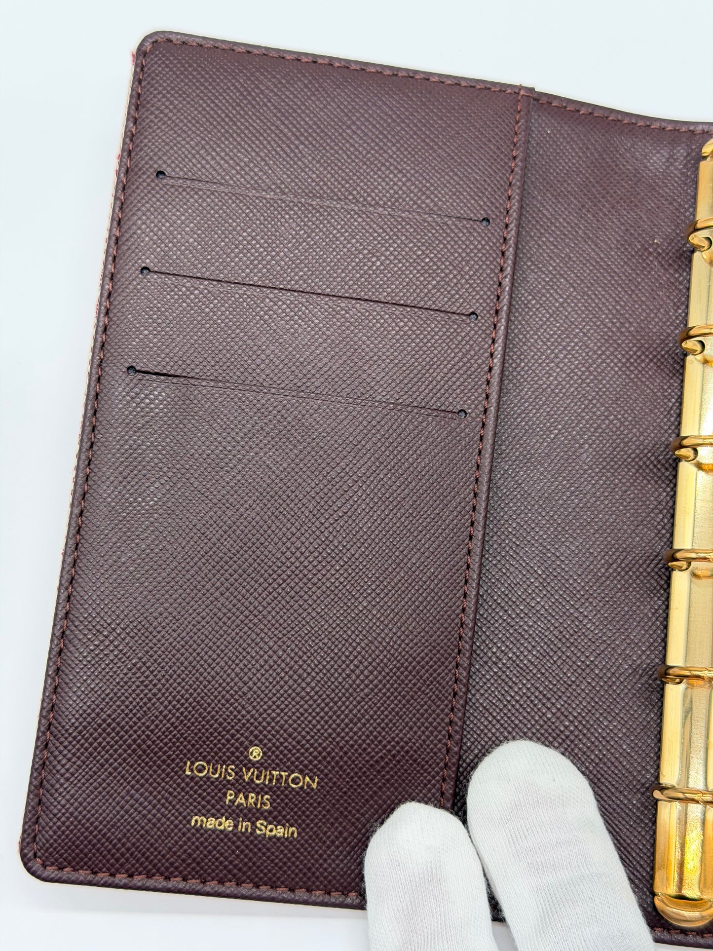 Vintage LV Mini Lin Agenda/ Passport Holder