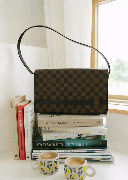 LV Damier Ebène Tribeca Bag