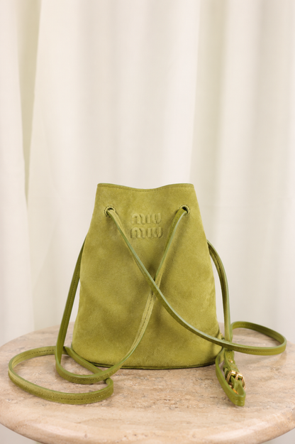 Miu Miu Suede Bucket Bag