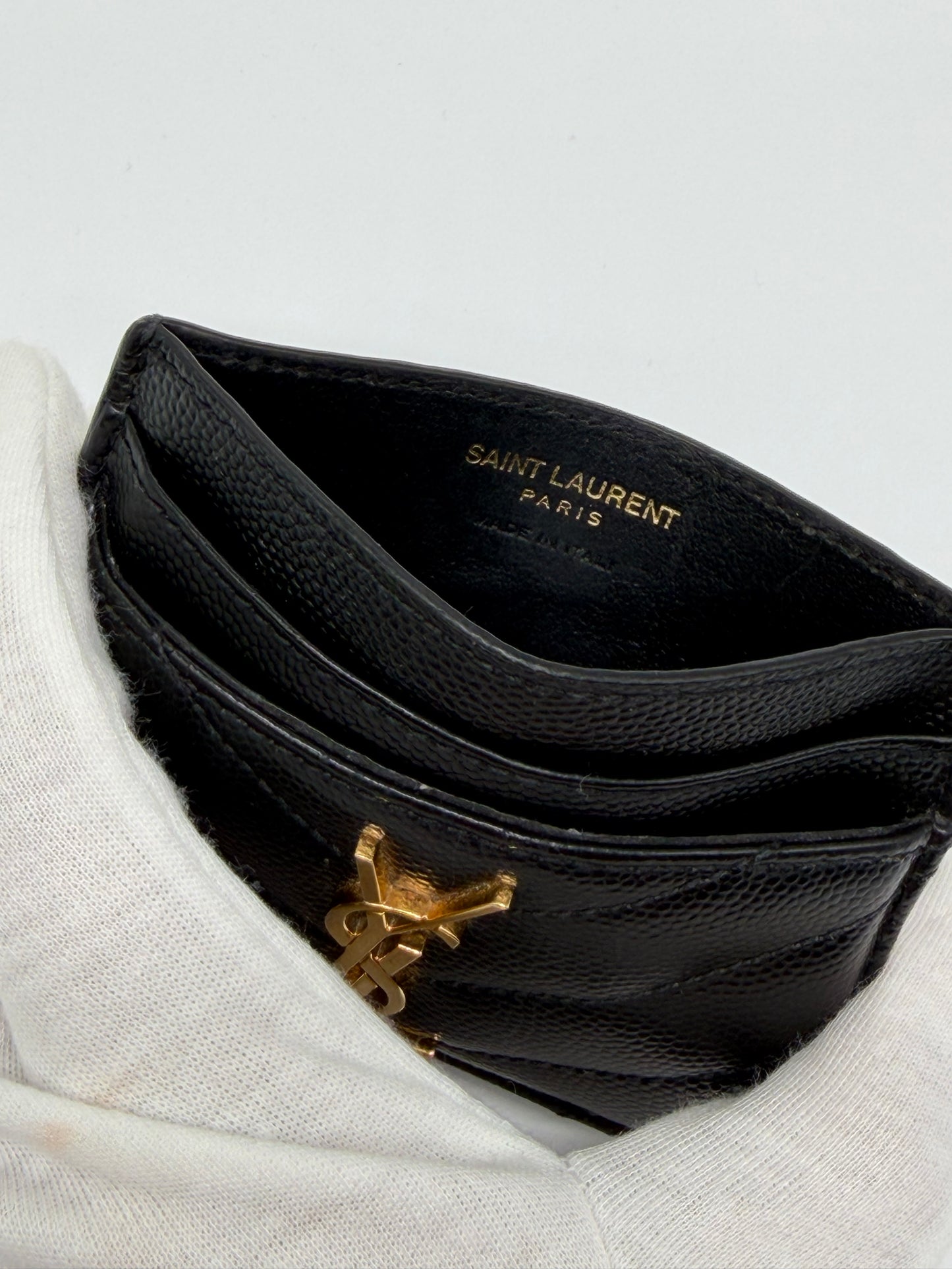 YSL Cassandre Card Holder
