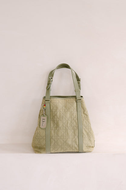 Dior Canvas Tote: John Galliano Era