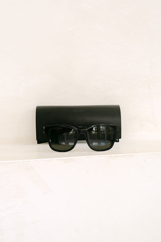 Saint Laurent Black Silver Sunglasses