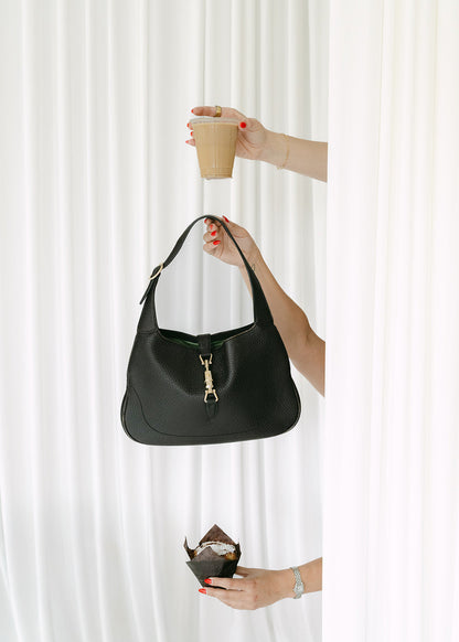 Gucci Jackie Black Leather