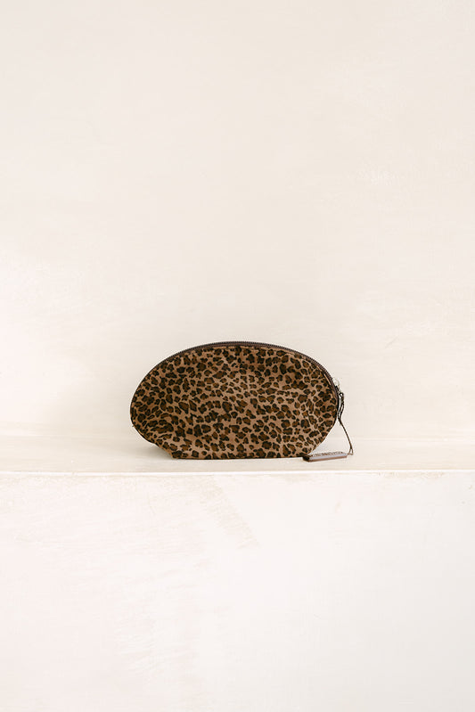 Bottega Veneta Leopard Print Cosmetic Pouch