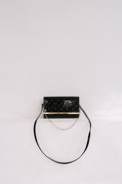 LV Vernis Amarante Ana Clutch