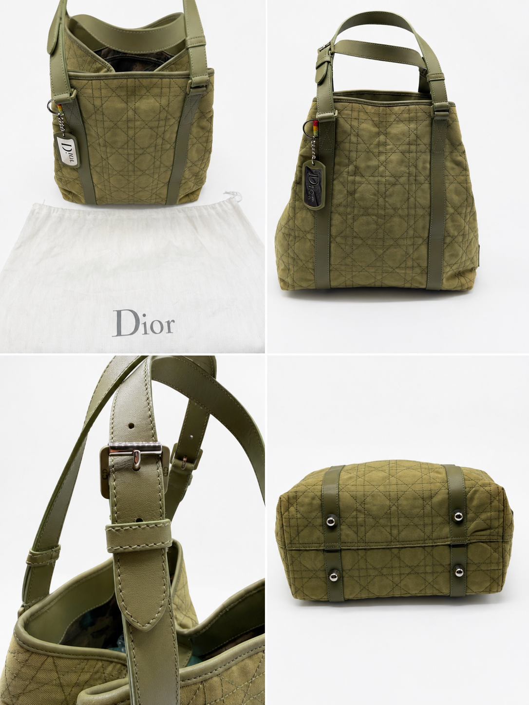 Dior Canvas Tote: John Galliano Era