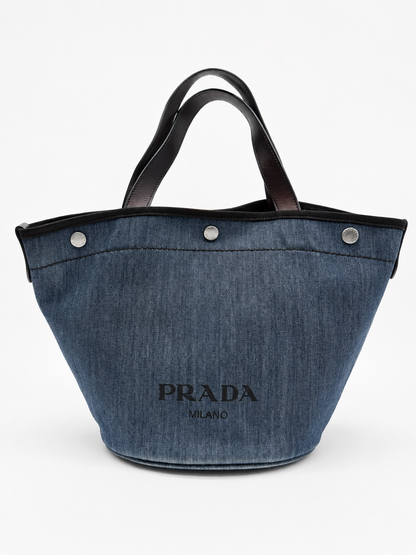 Prada Denim Tote Bag