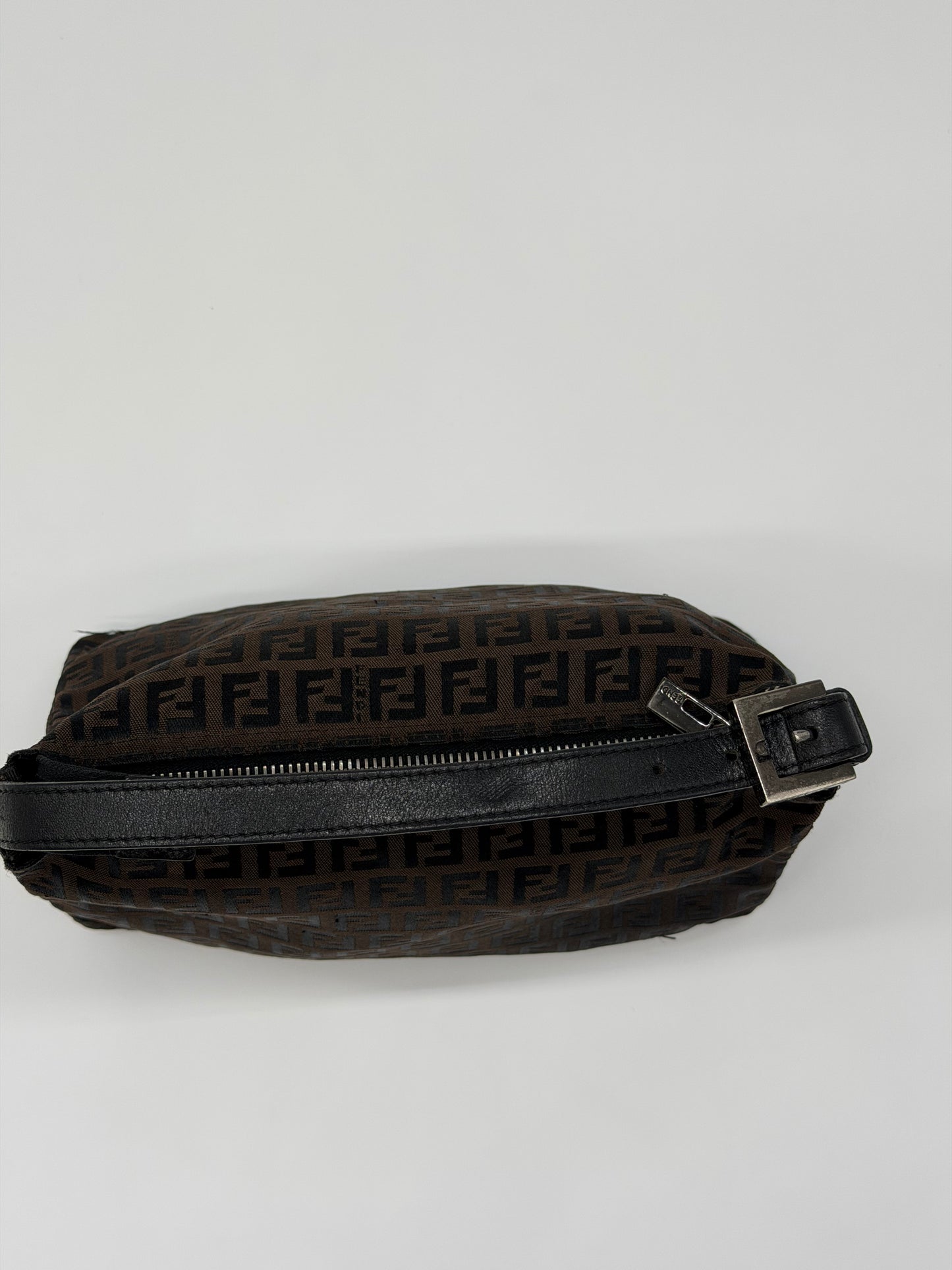 Fendi Zucchino Canvas Shoulder Bag