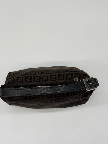 Fendi Zucchino Canvas Shoulder Bag