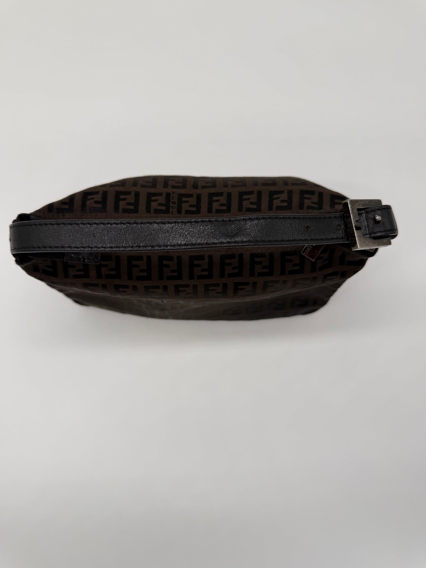 Fendi Zucchino Canvas Shoulder Bag