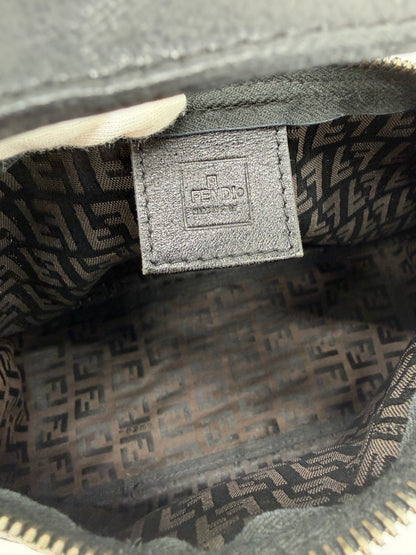 Fendi Zucchino Canvas Shoulder Bag