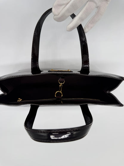 Louis Vuitton Vernis Wilshire PM Amarante