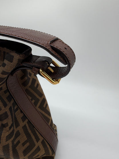 Fendi brown Zucca Canvas Hobo Bag