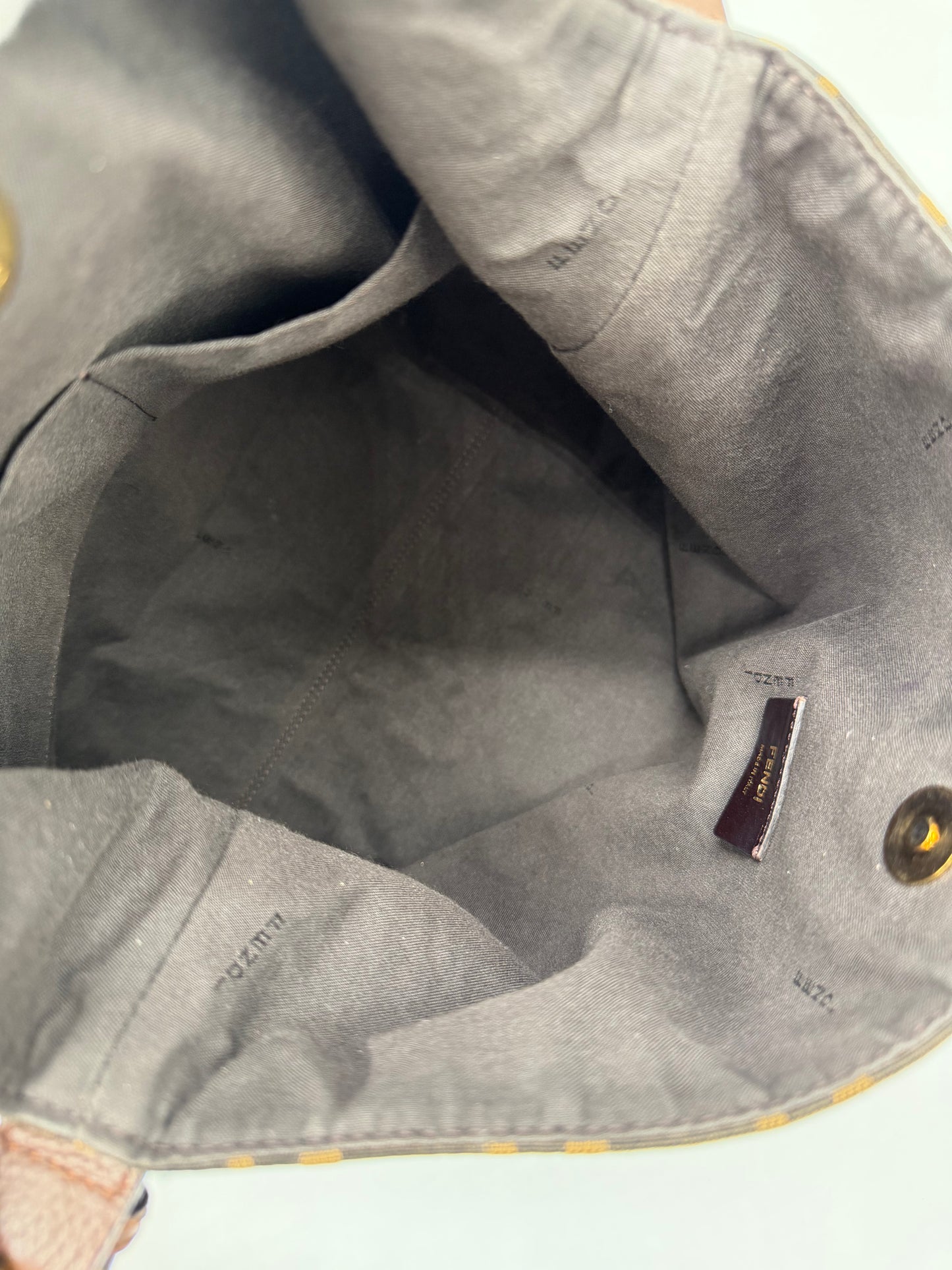 Fendi brown Zucca Canvas Hobo Bag