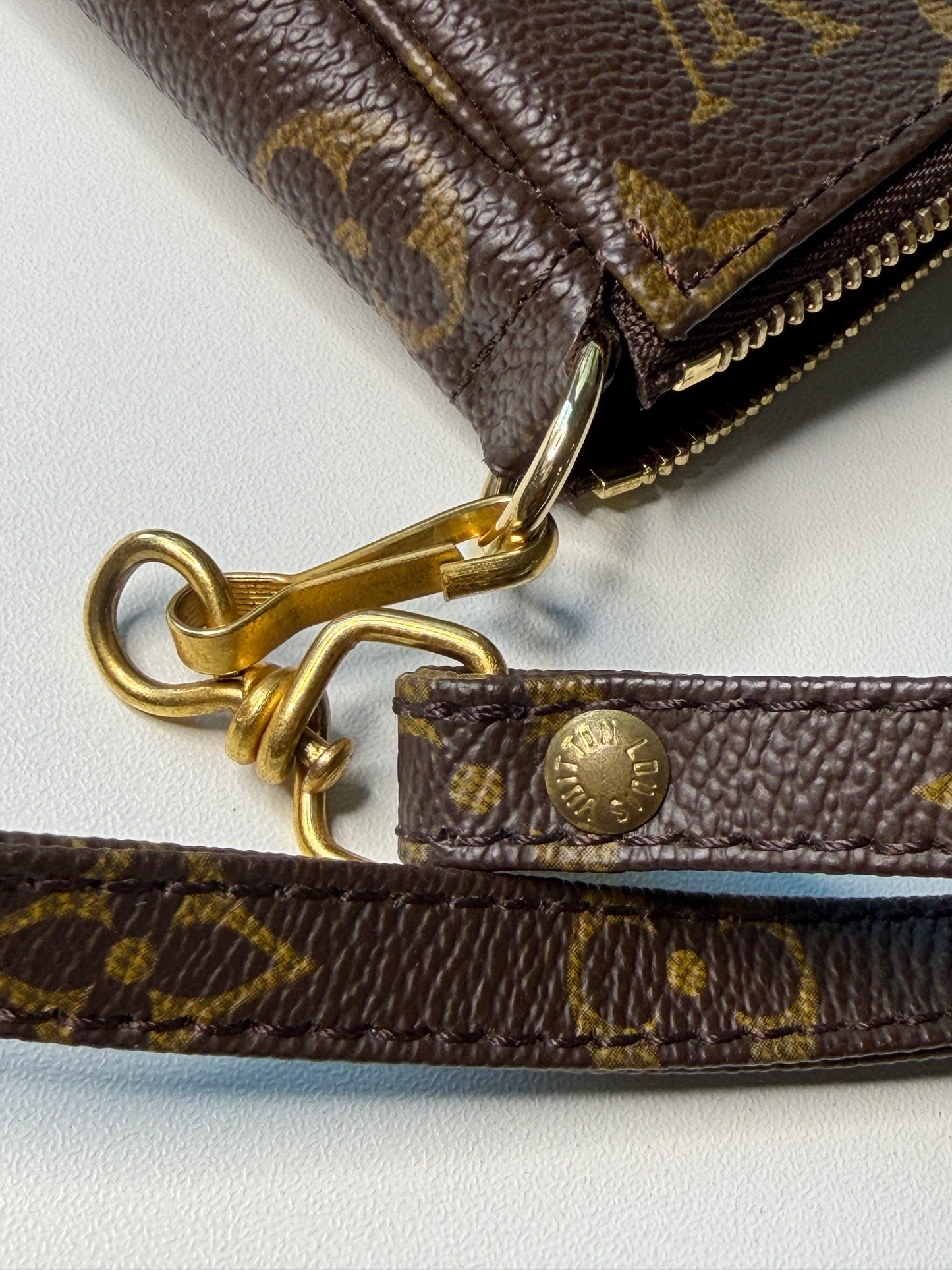 LV Monogram Pochette w/ Strap