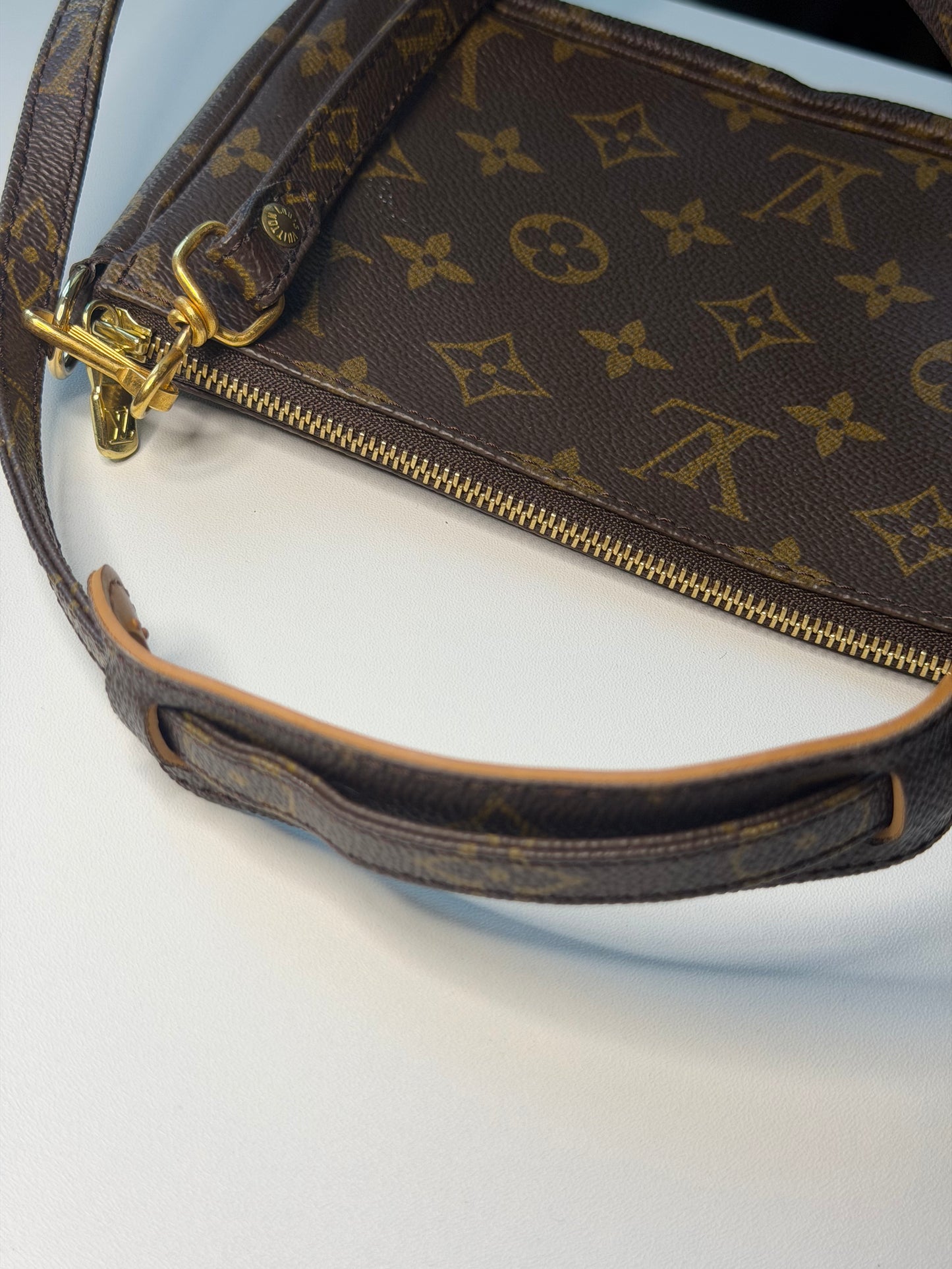 LV Monogram Pochette w/ Strap