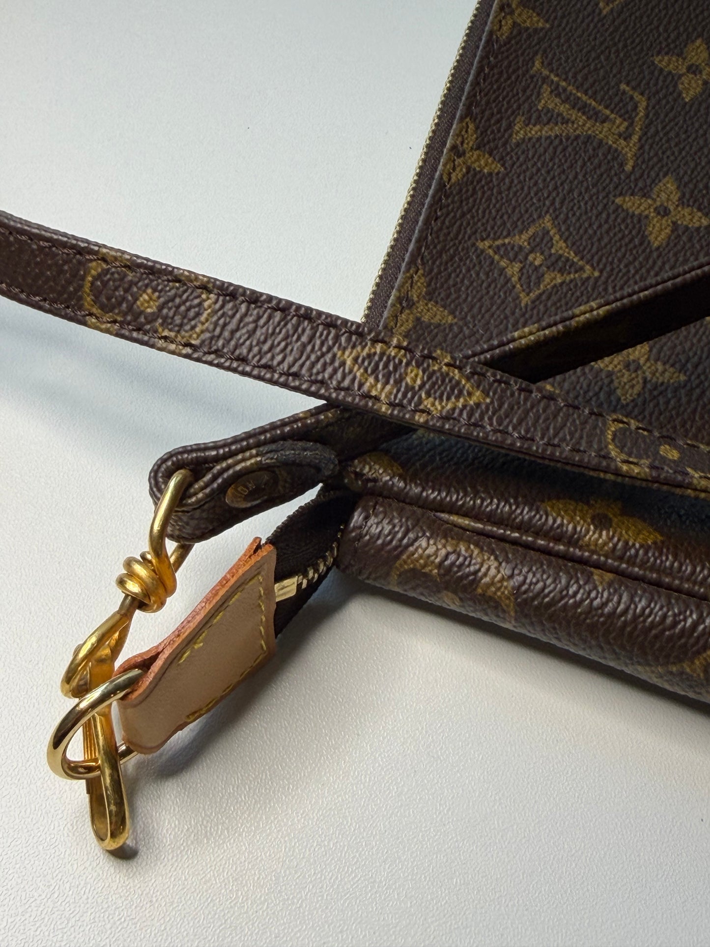 LV Monogram Pochette w/ Strap