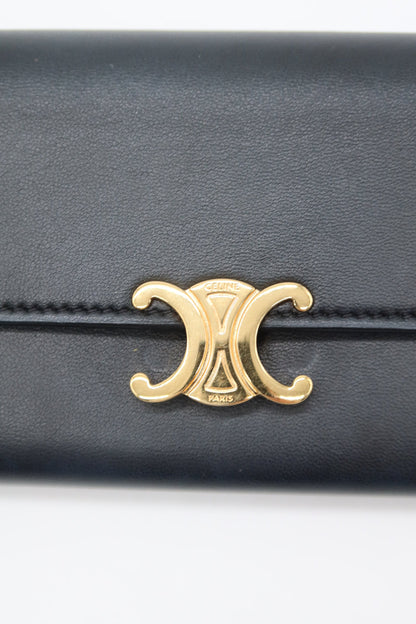 Celine Triomphe Long Wallet