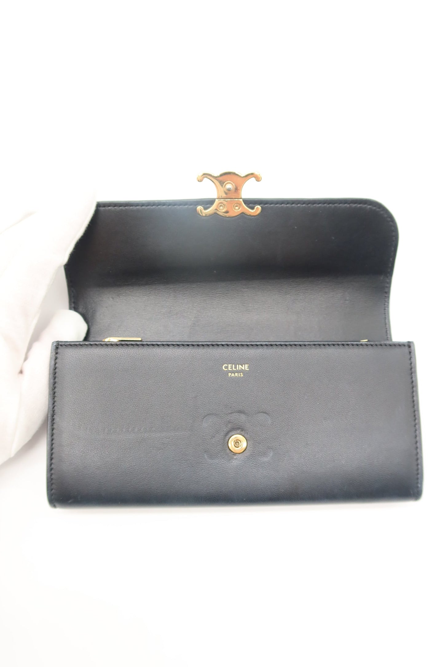 Celine Triomphe Long Wallet