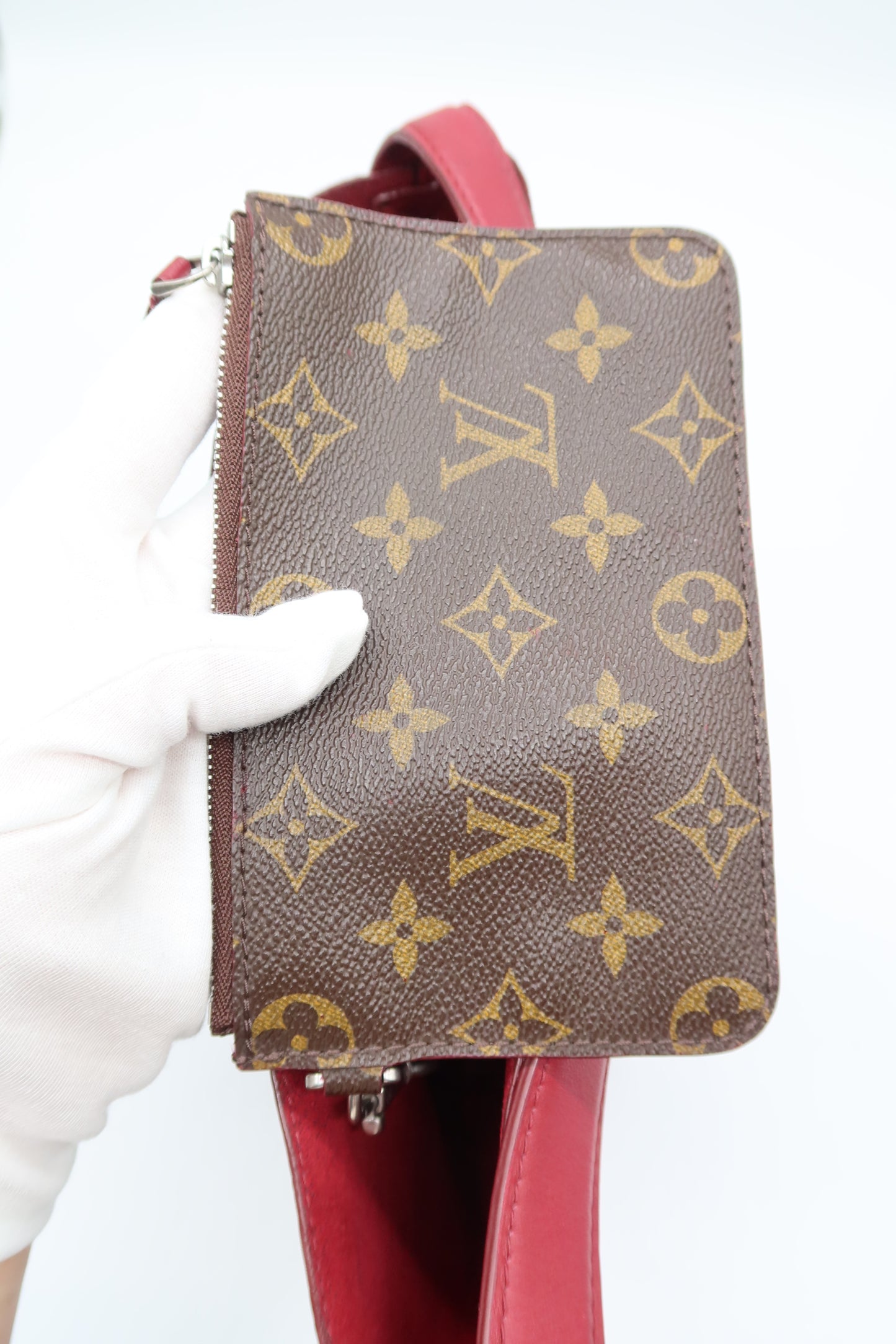 Louis Vuitton Monogram Burgundy Bucket Bag