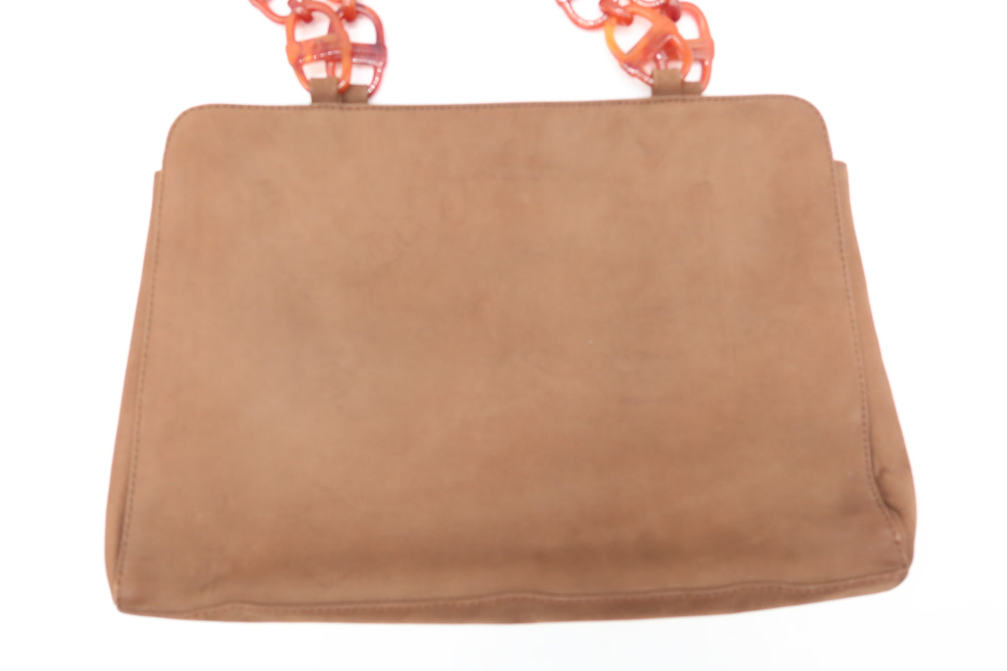 Christian Dior Brown Suede Vintage Shoulder Bag