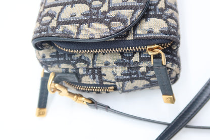 Christian Dior Navy Oblique Crossbody