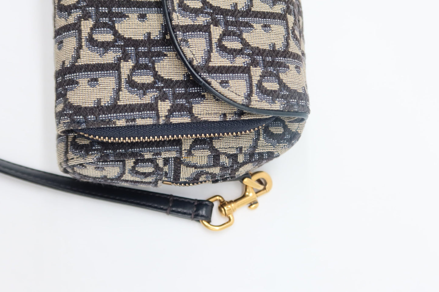 Christian Dior Navy Oblique Crossbody