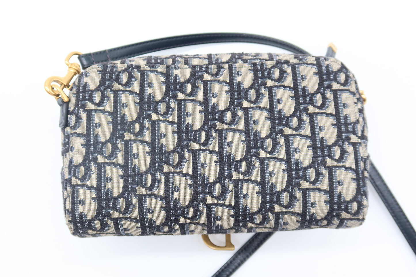 Christian Dior Navy Oblique Crossbody