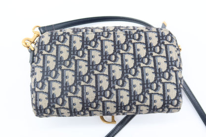 Christian Dior Navy Oblique Crossbody