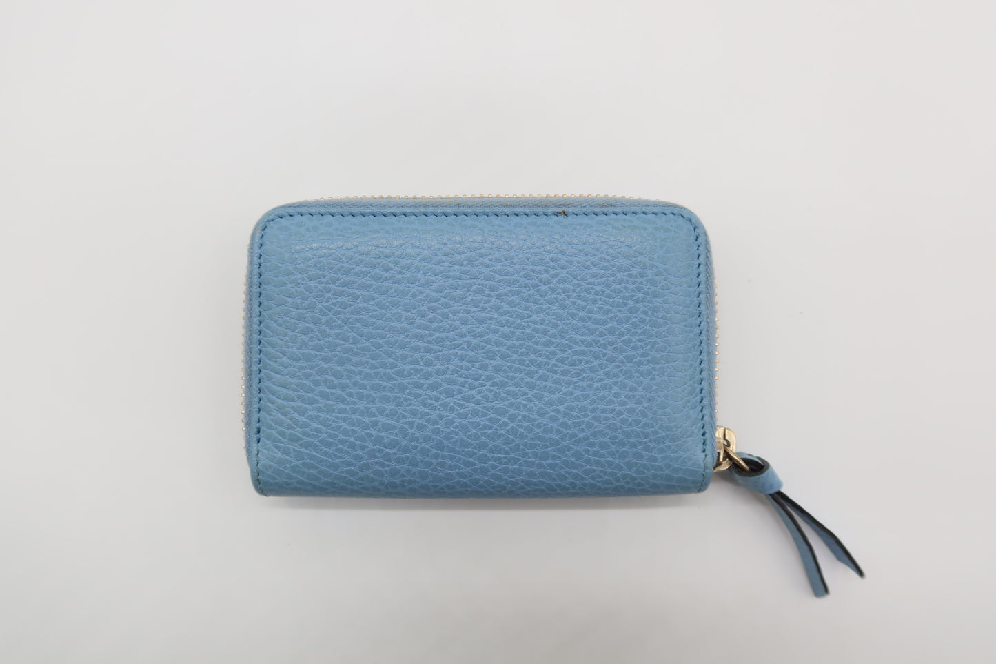 Gucci Calfskin Fold Zip Wallet