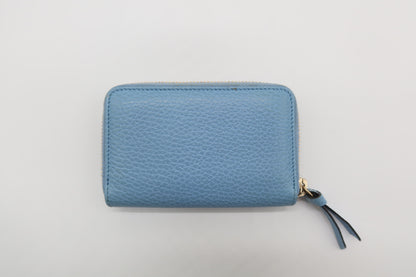 Gucci Calfskin Fold Zip Wallet