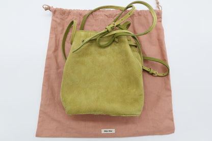 Miu Miu Suede Bucket Bag