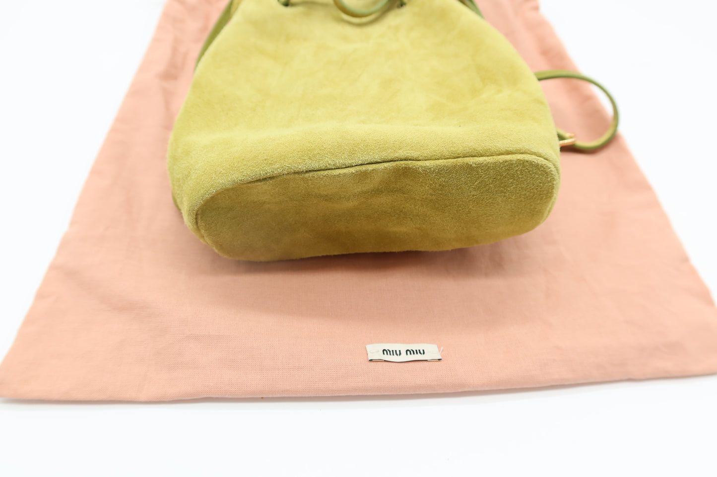 Miu Miu Suede Bucket Bag