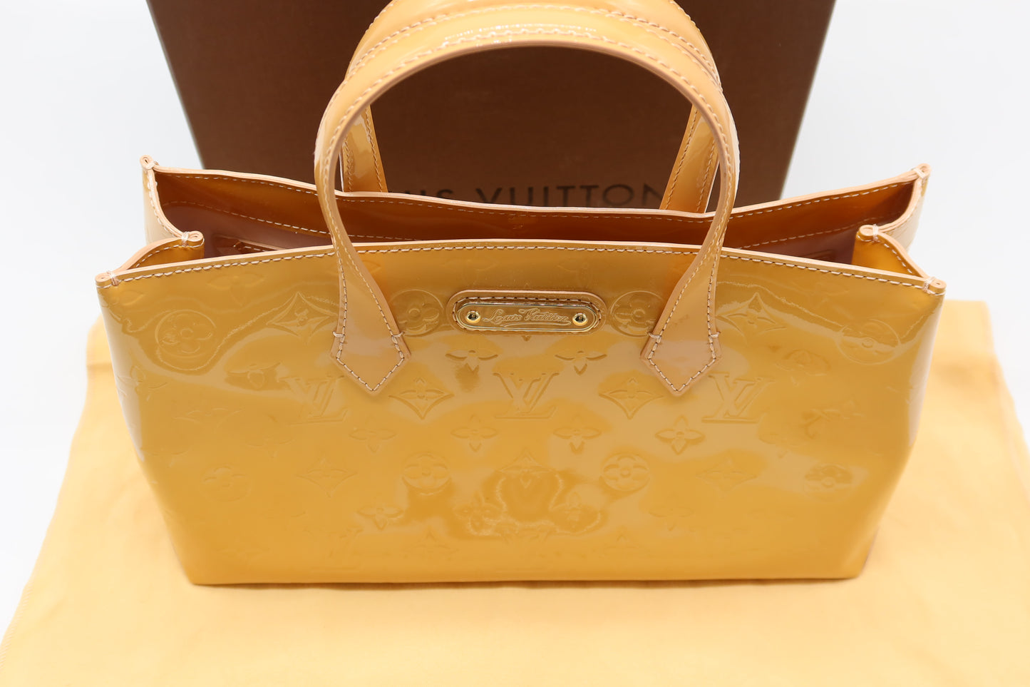 LV Yellow Vernis Tote