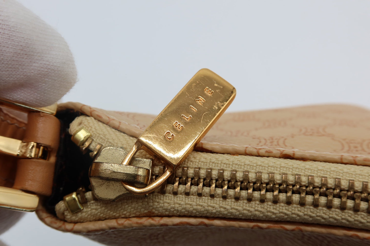 Vintage Celine Macadam Shoulder Bag
