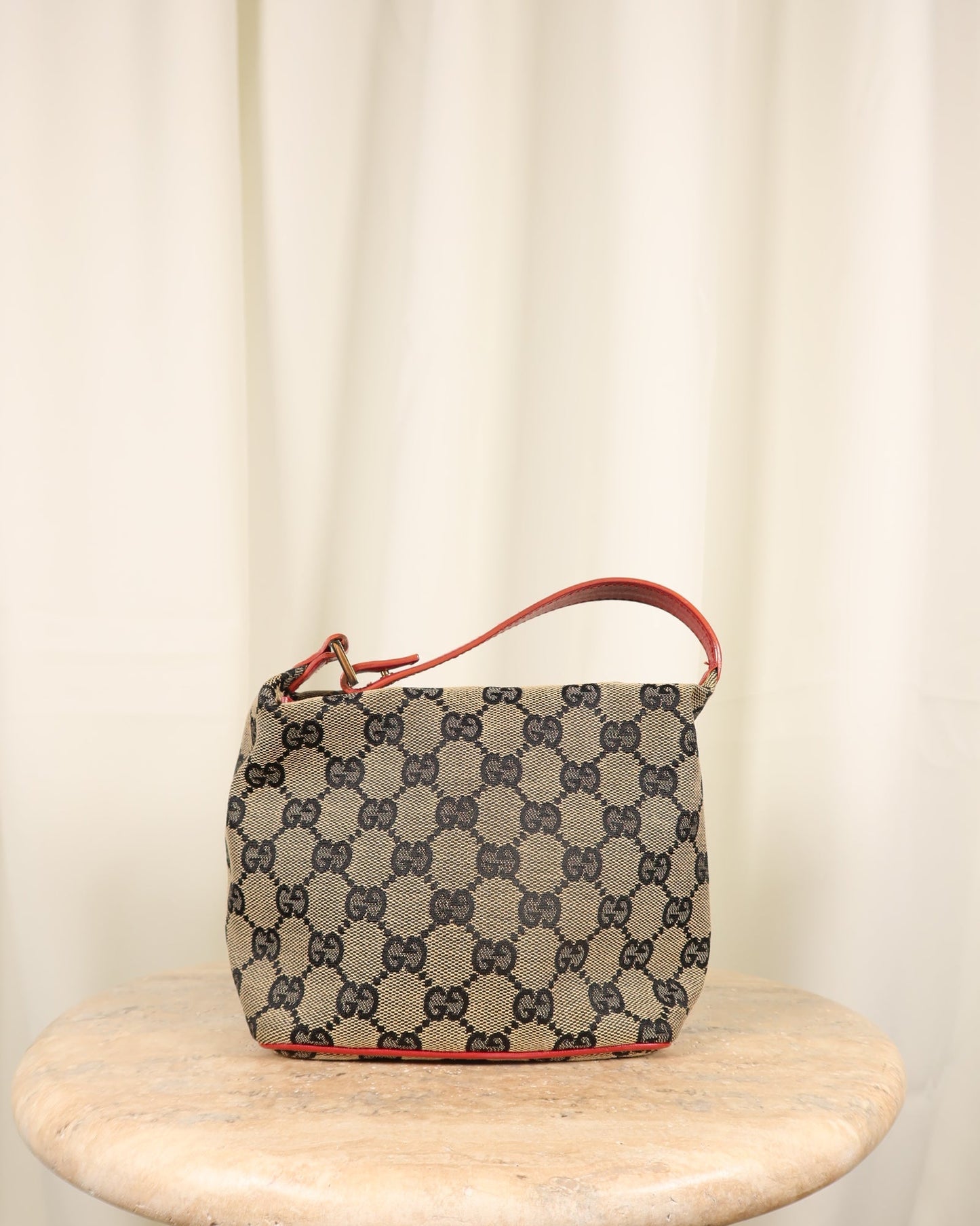 Vintage GG Canvas Mini Boat Bag