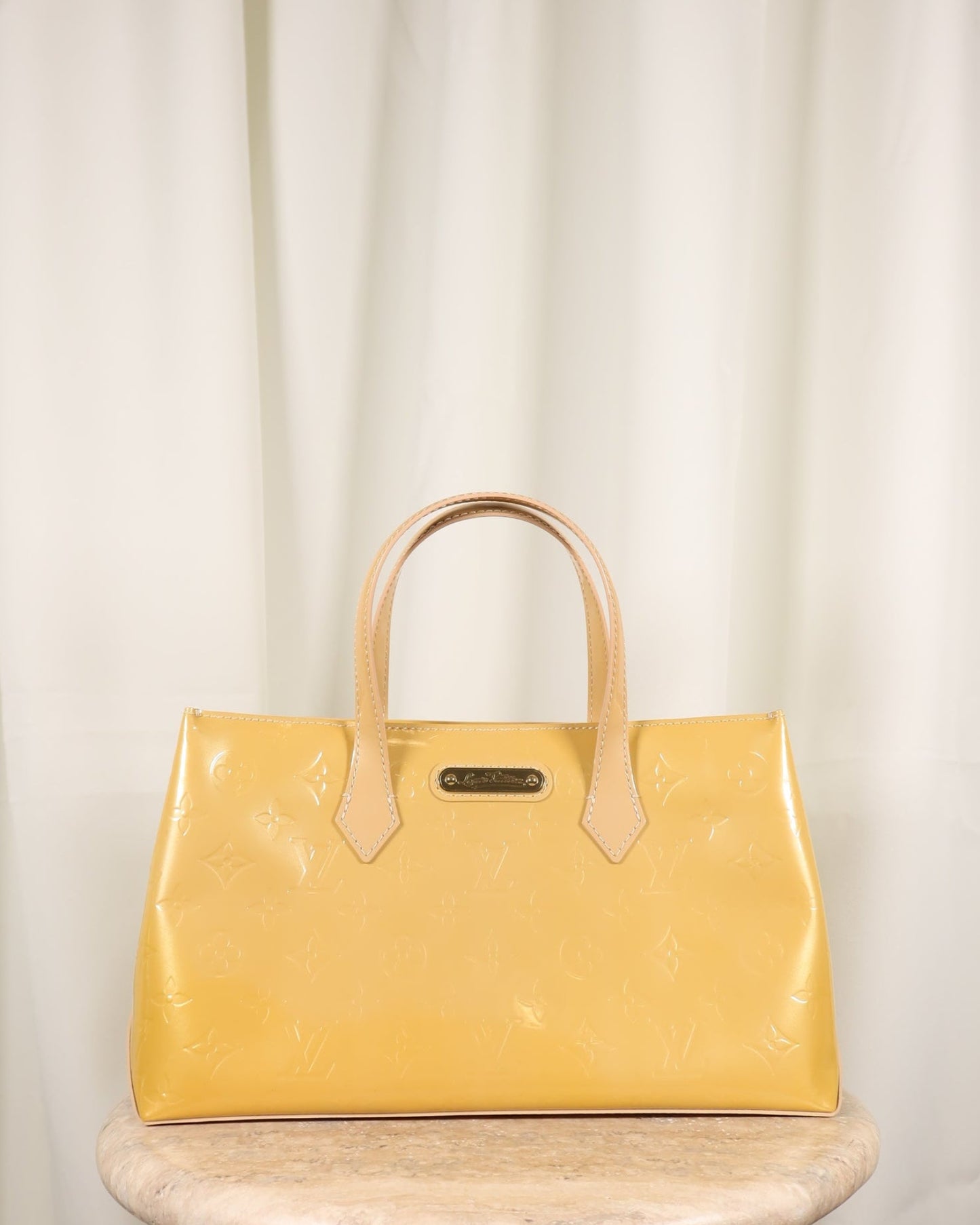 LV Yellow Vernis Tote