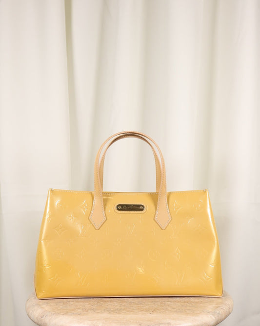 LV Yellow Vernis Tote