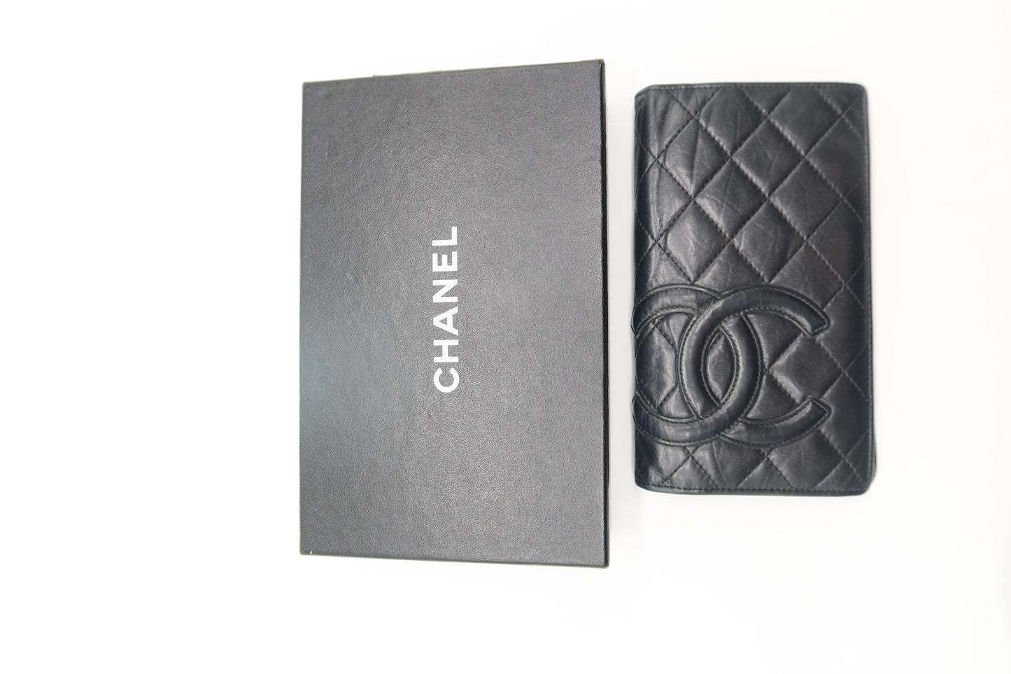 '07- '08 Chanel Cambon Black Wallet