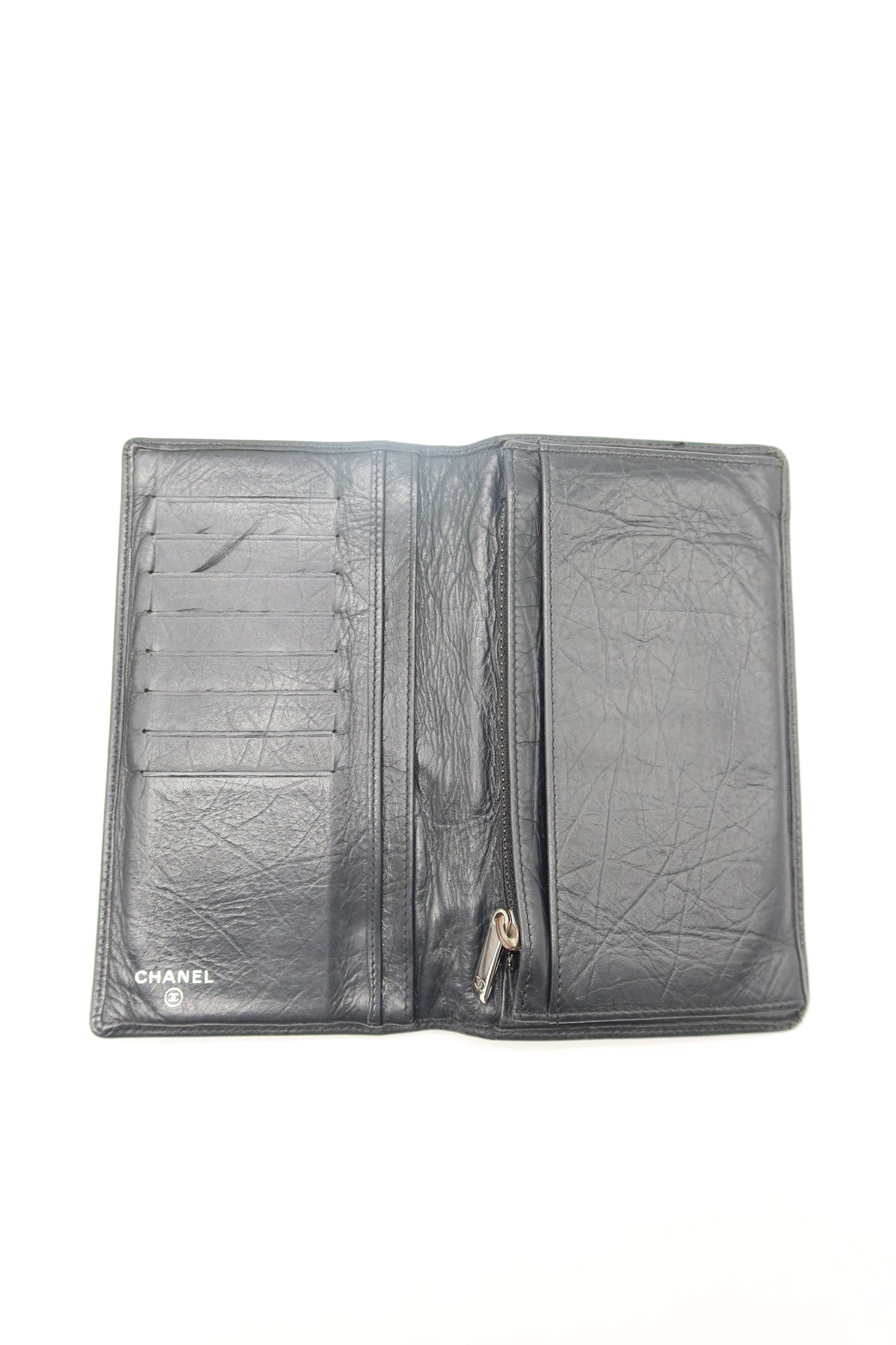 '07- '08 Chanel Cambon Black Wallet